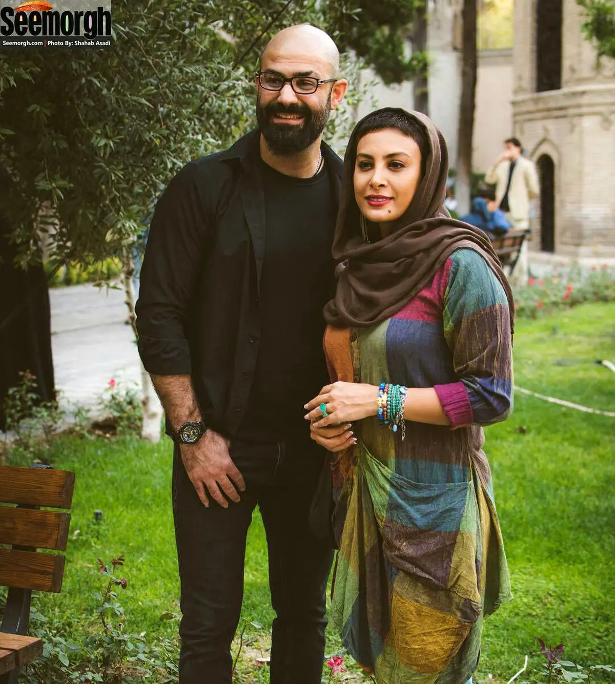 حدیثه تهرانی و همسرش/عکس خاص