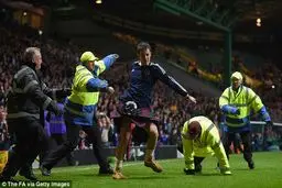 جيمي جامپ دامن پوش در سلتيک پارک (عکس)