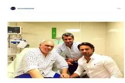 عیادت مجیدی از فتح الله زاده +عکس