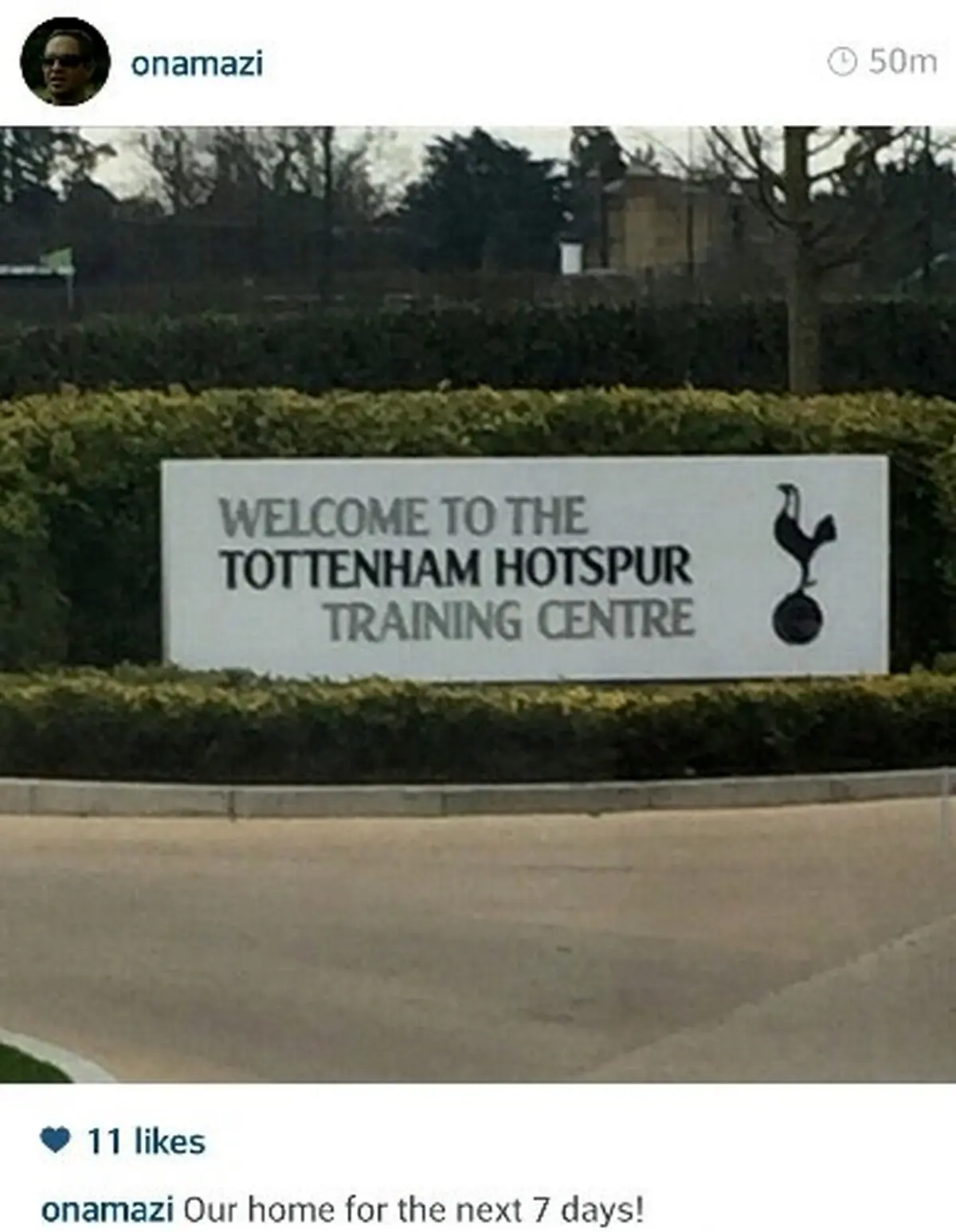 امید نمازی، مهمان تمرینات تاتنهام + عکس