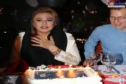 جشن تولد نسرین مقانلو با حضور بازیگران+عکس