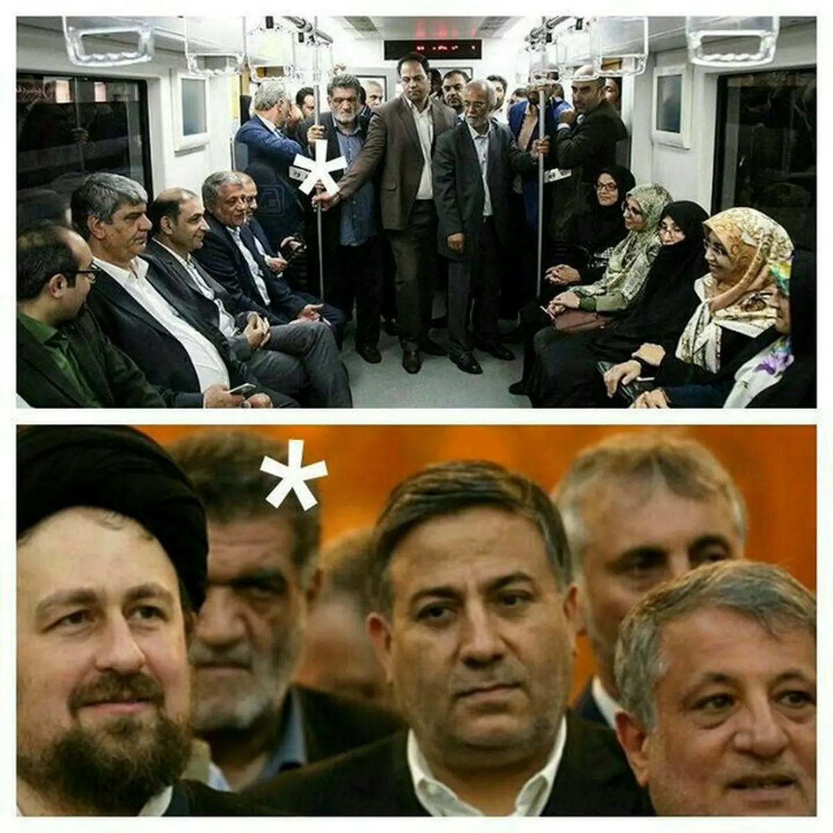 توضیح علیخانی در مورد عکس حاشیه ساز مترو