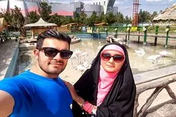 تفریحات خانم مجری و همسرش در مشهد+عکس
