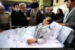 دیدار جمعی از جانبازان و خانواده‌های آنان با رهبر انقلاب/تصاویر