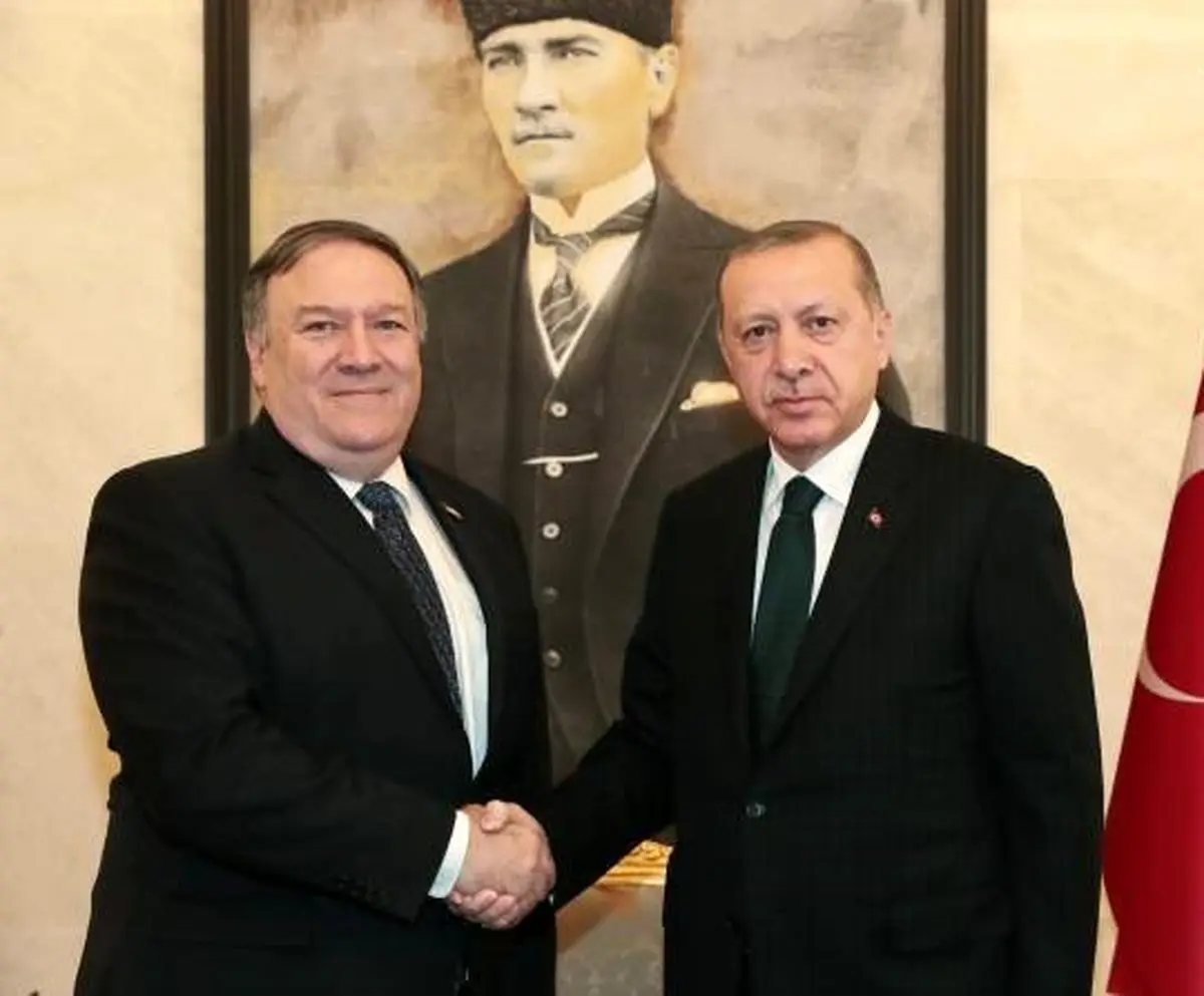 دیدار پمپئو با اردوغان / تصاویر