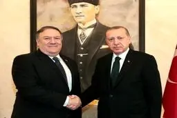 دیدار پمپئو با اردوغان / تصاویر