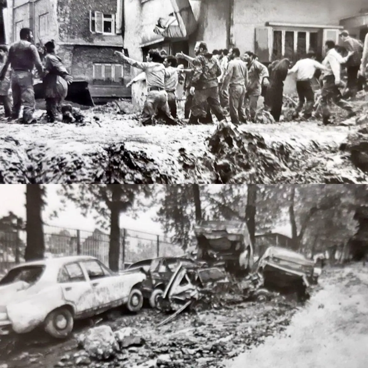 عکس | سیلی که در تهران ۱۴۱ قربانی گرفت