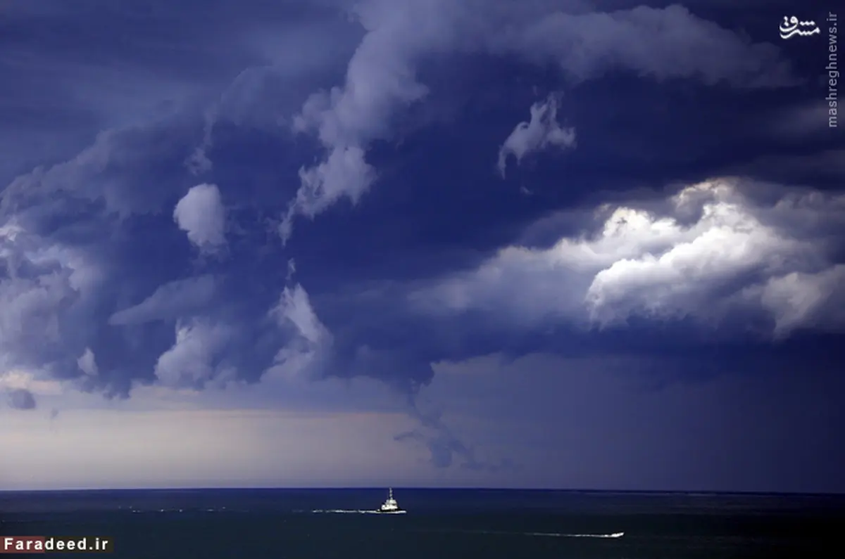 عکس/ پدیده نادر در آسمان سیدنی