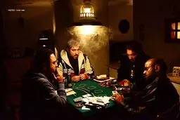 بهرام رادان و محسن کیایی در حال پوکر بازی کردن/عکس