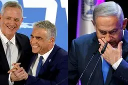 شکست نتانیاهو در برابر گانتس در گام اول + جزئیات