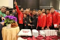 عکس هایی از لحظه سال تحویل در تیم ملی امید