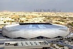 ورزشگاه جديد و شگفت انگيز قطر براي جام جهاني رونمايي شد + عكس