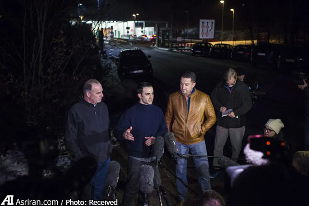 مصاحبه سرپایی زندانی آزاد شده آمریکایی در آلمان/ تصاویر