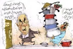 ناهار مدیرعامل استقلال!/کاریکاتور