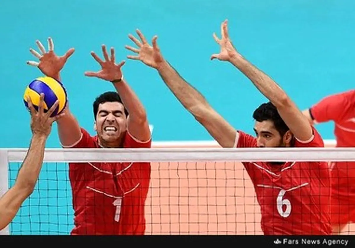 پیروزی والیبال ایران برابر مصر به روایت تصاویر