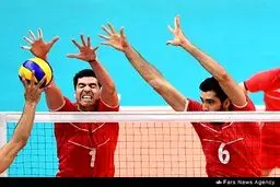پیروزی والیبال ایران برابر مصر به روایت تصاویر