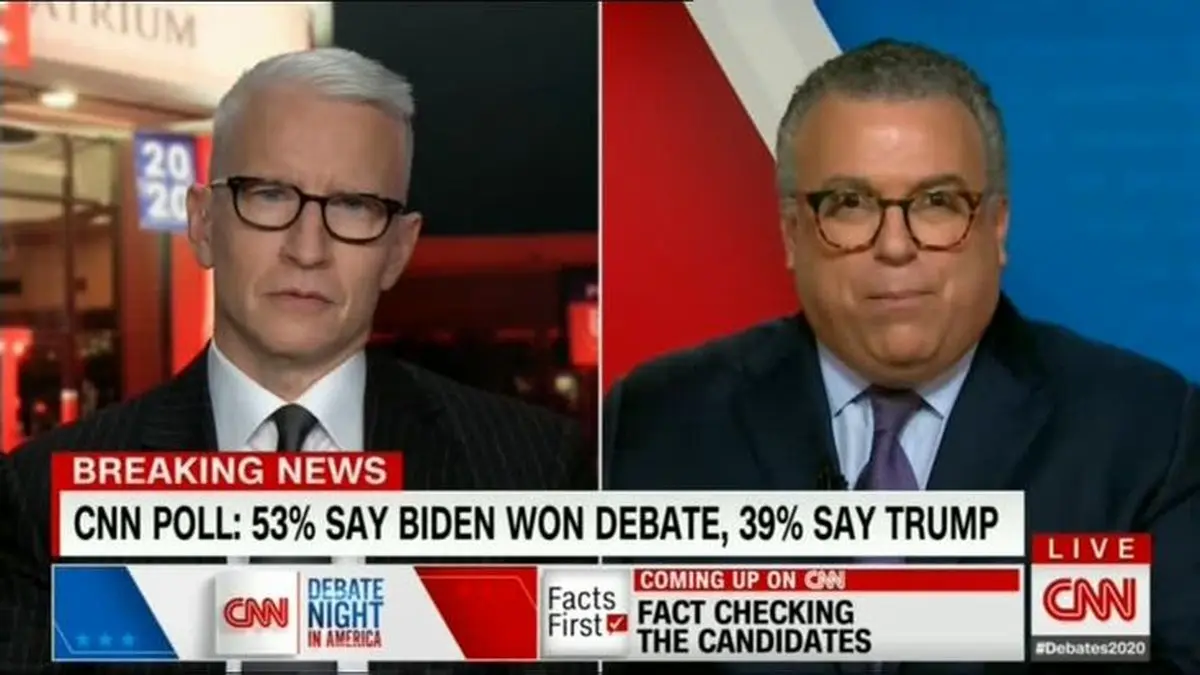 سی ان ان: بایدن برنده آخرین مناظره بود