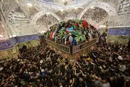 عکس زیبای"رویترز"از ضریح حضرت عباس(ع)