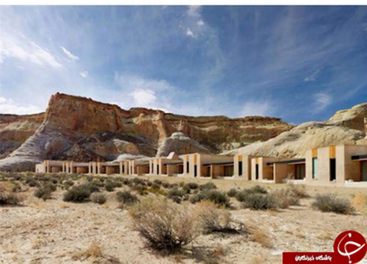 هتلی بسیار زیبا در دل کویر (+عکس)
