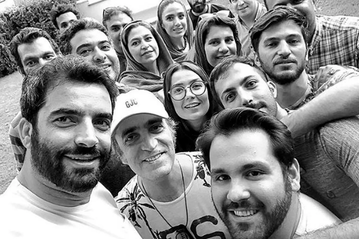 منوچهر هادی با عوامل مجموعه جدید دل