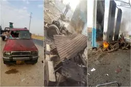 انفجار خودرو بمب‌گذاری شده در عراق + تصاویر