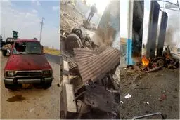 انفجار خودرو بمب‌گذاری شده در عراق + تصاویر