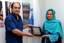 تقدیر برنامه‌ جهانی غذا از هنرمند و روزنامه‌نگار ایرانی