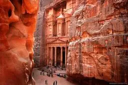 عکس: نمایی از شهر تاریخی پترا