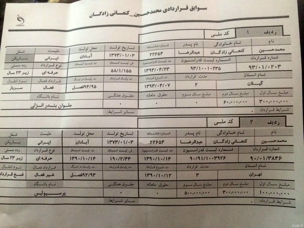 بازیکن پرسپولیس آزاد شد+عکس