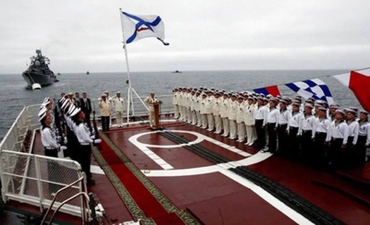 رژه جشن نیروی دریایی روسیه/تصاویر