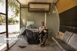 تصاویر | روزگار مردم در گرمای بی‌سابقه در اهواز