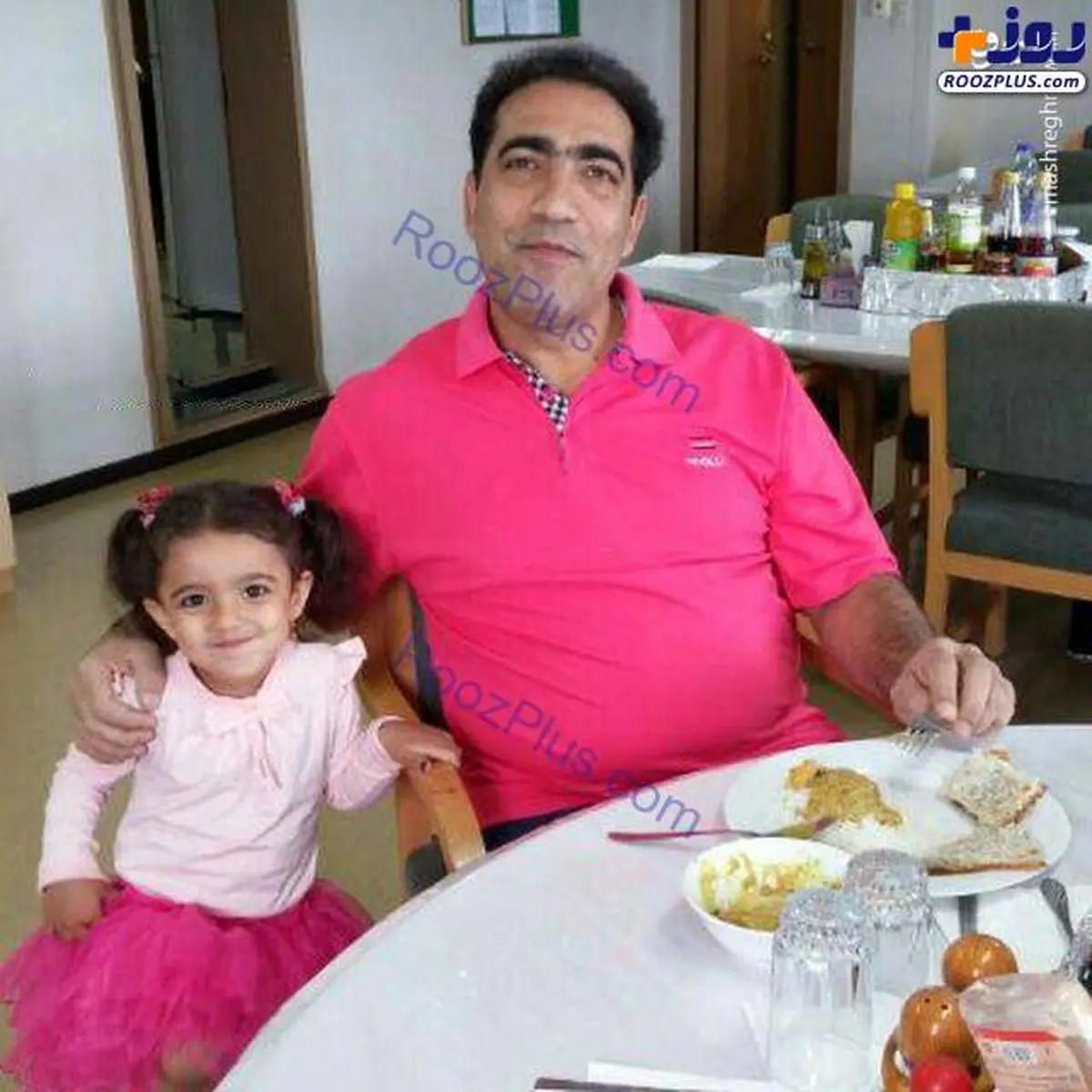 تصویری از کاپیتان نفتکش سانچی در کنار دخترش