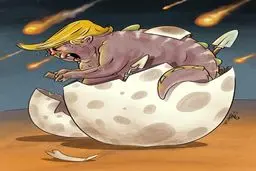 عکسی از آخرین بازمانده از نسل دایناسورها روی زمین!