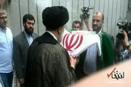 ورود متفاوت رئیسی به وزارت کشور/عکس