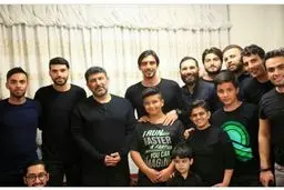 کدام فوتبالیست ها شب قدر به هیئت سعید حدادیان رفتند؟/عکس