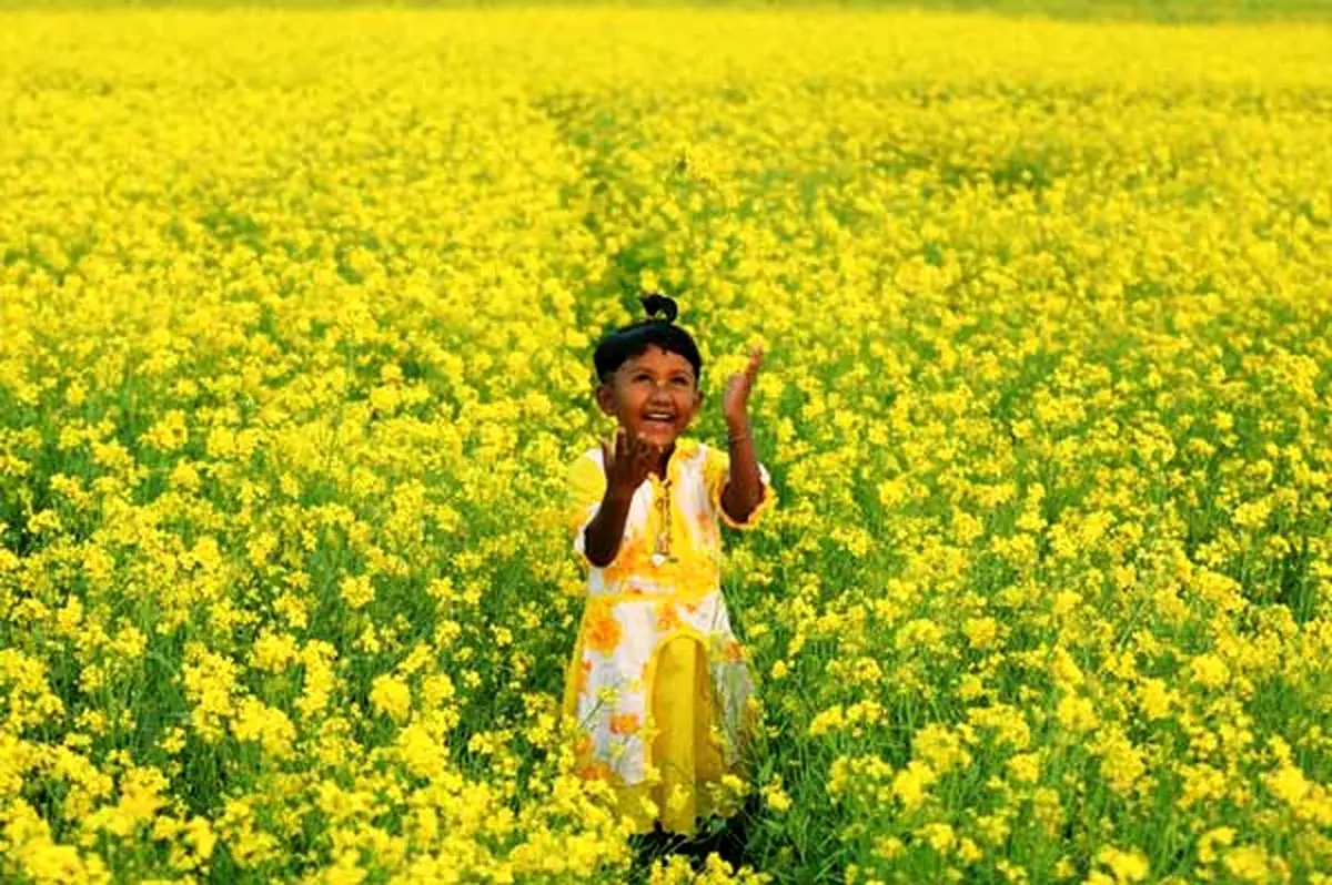 عکسی خیره کننده از یک دختر بنگلادشی