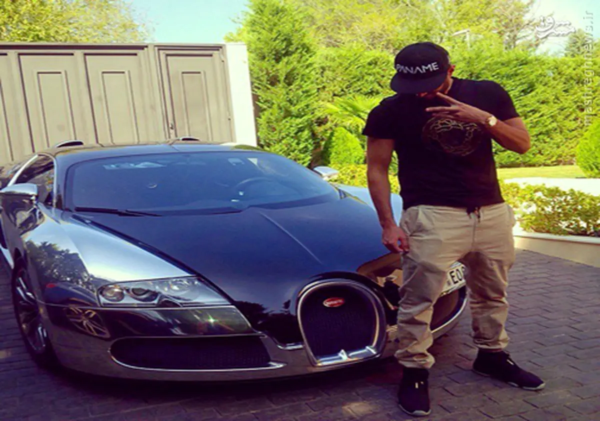 گرانقیمت‌ترین اتومبیل جهان زیر پای کریم بنزما/عکس