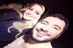 سلفی "همسر کاپیتان استقلال" با نوید محمدزاده/عکس