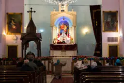 تصاویری از مراسم آغاز سال ۲۰۱۸ میلادی در کلیسای ارامنه ایران