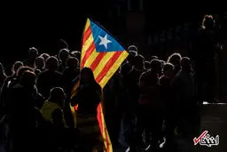 تظاهرات میلیونی مردم کاتالونیا در خیابان‌های بارسلون/تصاویر