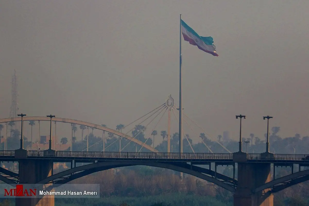 تصاویری از مشکلات جدید هوای خوزستان