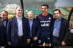 خنده جالب فردوسی‌پور در کنار علی پروین!/ عکس