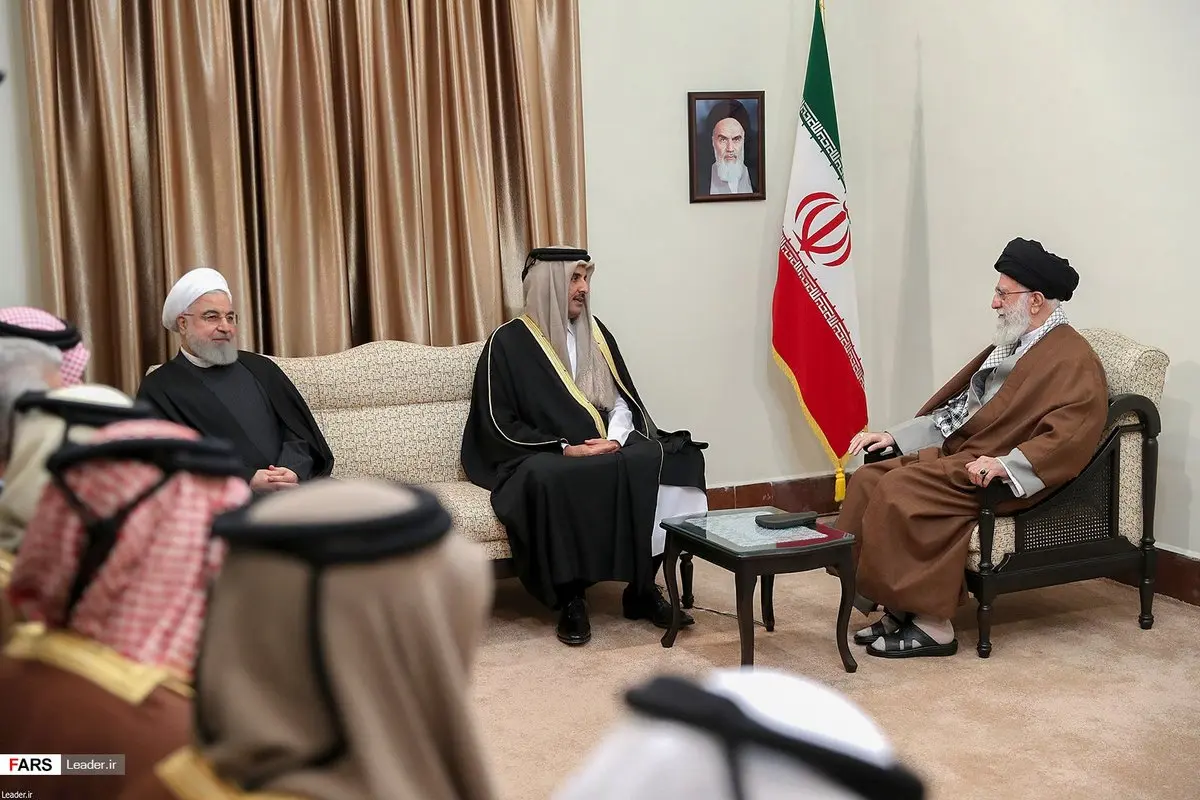 عکس / دیدار دیروز امیر قطر با رهبر معظم انقلاب اسلامی