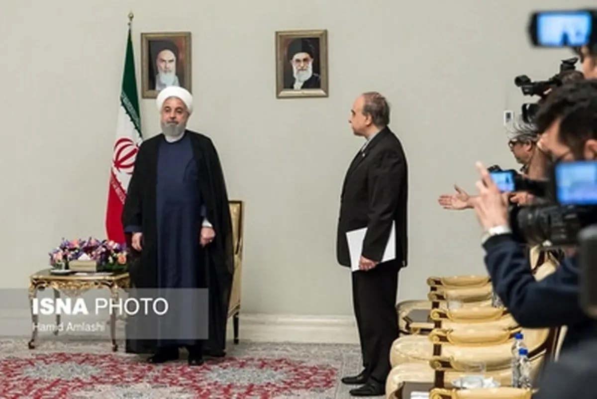 روایت تصویری از گپ و گفت ورزشی روحانی با رئیس فیفا