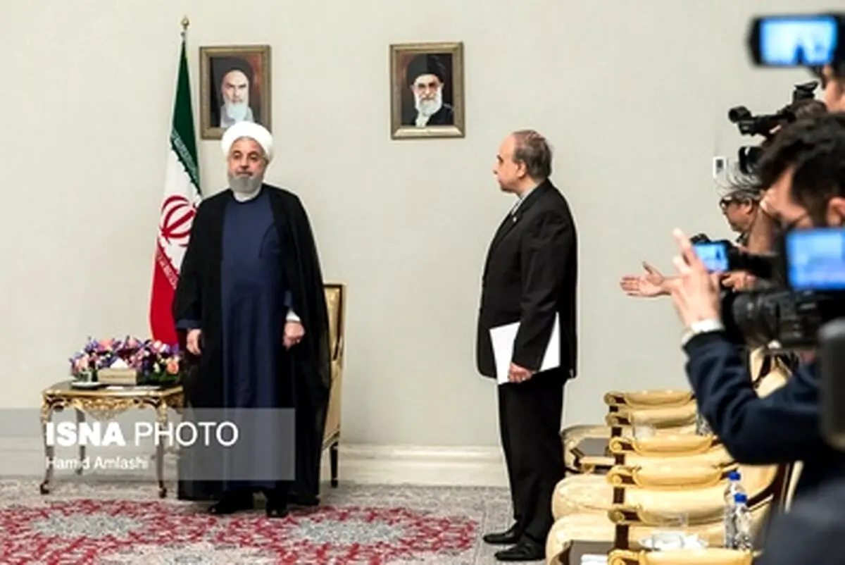روایت تصویری از گپ و گفت ورزشی روحانی با رئیس فیفا