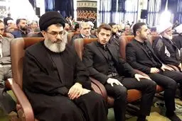 میهمان ویژه مراسم ترحیم پدر سردار سلیمانی+عکس