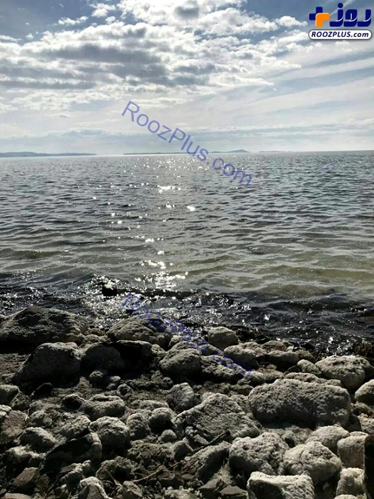 تصویری زیبا از شرایط امیدبخش دریاچه ارومیه
