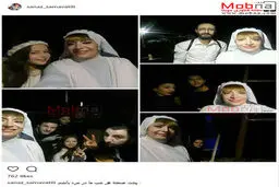 تصاویری از پوشش جالب ساناز سماواتی در یک نمایش/ عکس