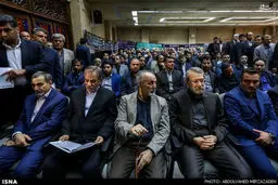 شخصیت‌هایی که به مراسم ترحیم والده سخنگوی دولت رفتند/ تصاویر