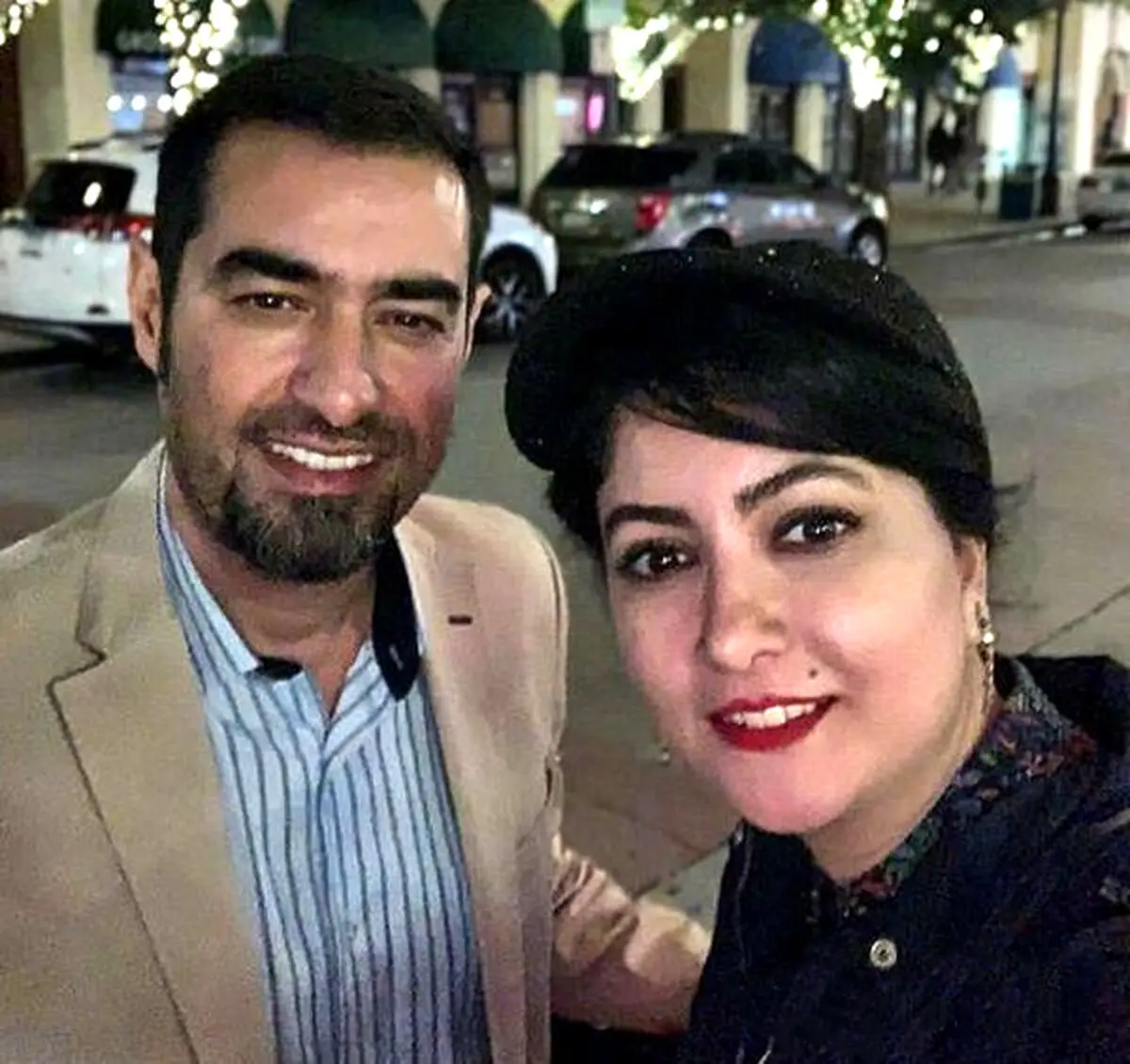 شهاب حسینی با مریم بلالی مقدم در آمریکا